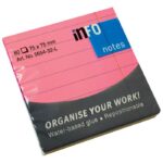 BLOK SAMOLJEPLJIV  75X75 MM CRTE 80L GLOBAL NOTES 5654-32-L NEON-ROZI