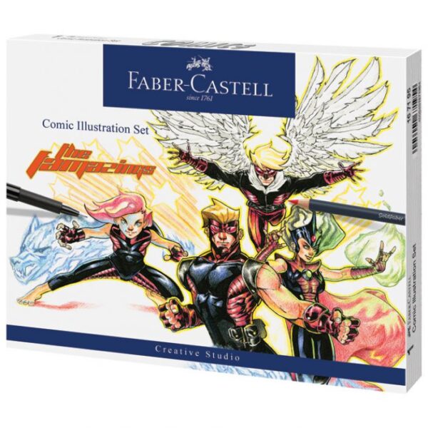 SET CRTAĆI COMIC ILUSTRATION PK15 FABER-CASTELL 167195