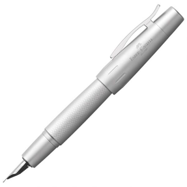 NALIVPERO E-MOTION PURE SILVER (M) FABER-CASTELL 148670 SREBRNO-SELECTIVE