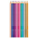 BOJE DRVENE  12BOJA METALNA KUTIJA SPARKLE FABER-CASTELL 201737 - Image 2