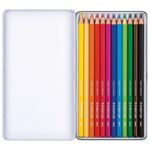 BOJE DRVENE-VODENE  12BOJA METALNA KUTIJA AQUARELL DESIGN JOURNEY STAEDTLER 14610C M12 - Image 2