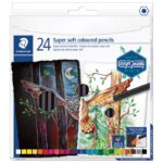 BOJE DRVENE  24BOJE SUPER SOFT BLACK DESIGN JOURNEY STAEDTLER 149C C24 BLISTER