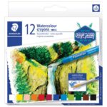 BOJE VOŠTANE AKVAREL 12BOJA DESIGN JOURNEY STAEDTLER 223 C12 BLISTER * DO ISTEKA ZALIHA