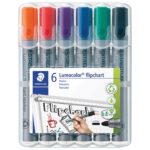 MARKER FLIPCHART 2 MM PK6 RECIKLIRANI LUMOCOLOR STAEDTLER 356 WP6 SORTIRANO