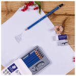 SET MARS LUMOGRAPH OLOVKAX6 PLUS GUMICA PLUS ŠILJILO DESIGN JOURNEY STAEDTLER 61 100 C6 BLISTER - Image 2