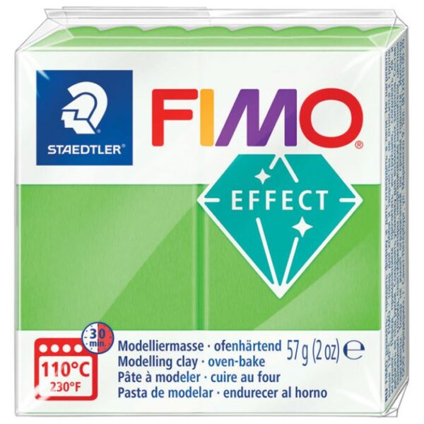 MASA ZA MODELIRANJE   57G FIMO EFFECT NEON STAEDTLER 8010-501 NEON ZELENA