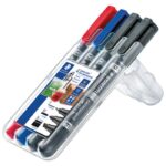 MARKER PERMANENTNI OBOSTRANI PK4 LUMOCOLOR STAEDTLER 348 SWP4 SORTIRANO * DO ISTEKA ZALIHA