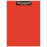 PLOČA KLIP S PREKLOPOM PLUS KVAČICA A4 PP DONAU 2705001PL-04 CRVENA