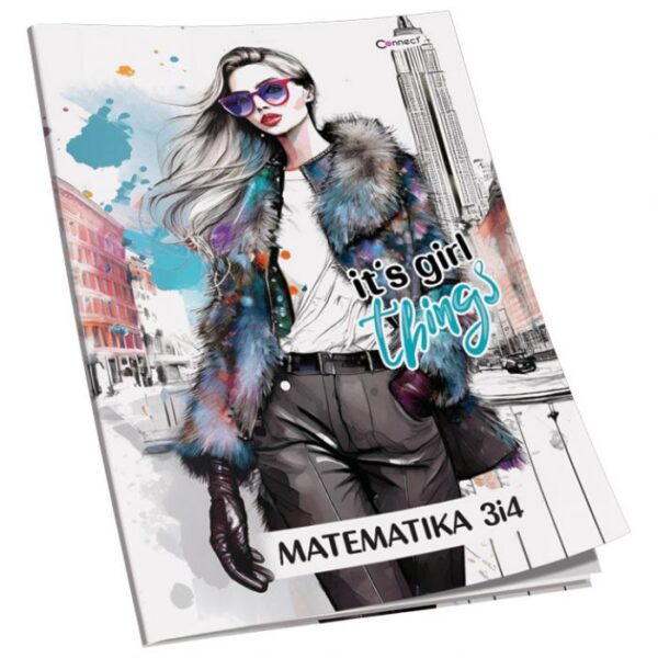 OBRAZAC ŠKOLSKI MATEMATIKA ZA 3 I 4RAZRED SOFT PLUS  CONNECT GIRL