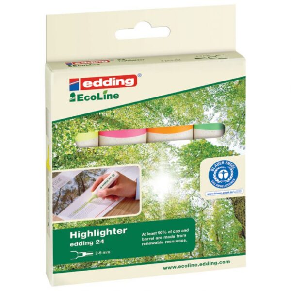 SIGNIR 2-5 MM ECOLINE EDDING 24 4BOJE BLISTER