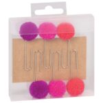 SPAJALICE RUČNE VELIKE S POMPONOM NEON PK6 KNORR PRANDELL 21-2681100 BLISTER * DO ISTEKA ZALIHA