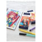 FLOMASTER PITT ARTIST  6BOJA MANGA SHOJO FABER-CASTELL 167155 BLISTER - Image 3
