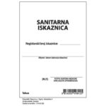OBRAZAC C-6-55 SANITARNA KNJIŽICA FOKUS