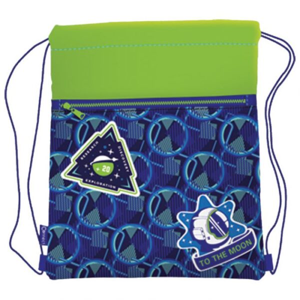 VREĆICA ZA TJELESNI SPACE CONNECT CRNO-PLAVO-ZELENA * DO ISTEKA ZALIHA