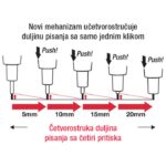 OLOVKA TEHNIČKA 0,5 MM GRIP PROTTI PENAC MP0105-BL-03 PLAVA - Image 2