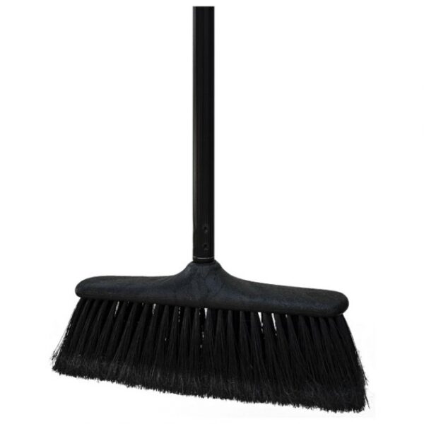 PRIBOR ZA ČIŠĆENJE-METLA SOBNA &QUOT;NATURAL&QUOT; 8/46 S DRŽALOM NIVETA CRNA