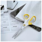 ŠKARE UREDSKE 20,5 CM WOW TITANIUM LEITZ 53192216 BIJELE/ŽUTE BLISTER - Image 2