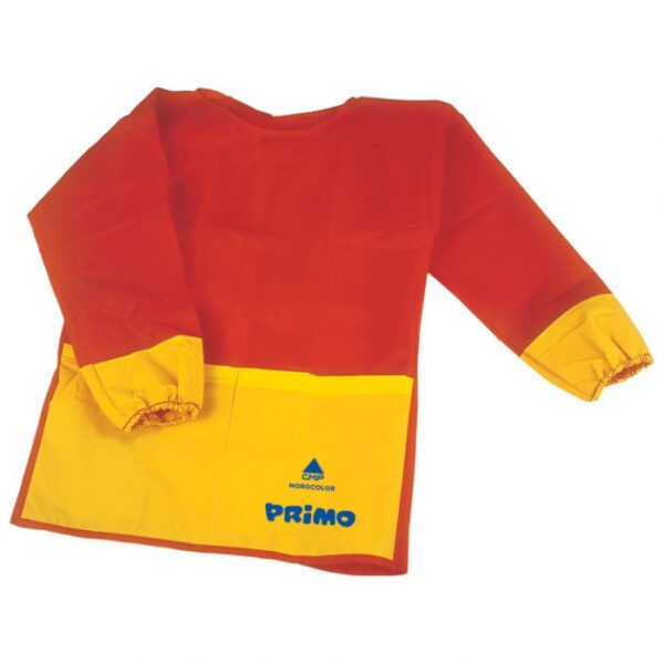 PREGAČA ZA LIKOVNI S RUKAVIMA 45X60 CM PRIMO 219GREMB CRVENA BLISTER