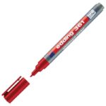 MARKER ZA BIJELU PLOČU 1 MM EDDING 361 CRVENI