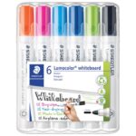 MARKER ZA BIJELU PLOČU 2 MM PK6 RECIKLIRANI LUMOCOLOR STAEDTLER 351 WP6-1