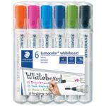MARKER ZA BIJELU PLOČU 2 MM PK6 RECIKLIRANI LUMOCOLOR STAEDTLER 351 WP6-1 - Image 2