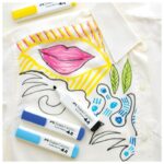 MARKER ZA TEKSTIL 1-5 MM FABER-CASTELL 159523 PLAVI - Image 6