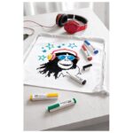 MARKER ZA TEKSTIL 1-5 MM FABER-CASTELL 159525 CRNI * DO ISTEKA ZALIHA - Image 11