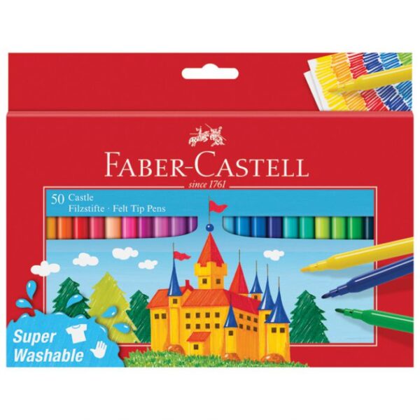FLOMASTER ŠKOLSKI  50BOJA FABER-CASTELL 554204 BLISTER
