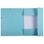 FASCIKL KLAPA S GUMICOM KARTON A4 AQUAREL EXACOMPTA 55528E PASTELNO PLAVA - Image 2