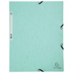 FASCIKL KLAPA S GUMICOM KARTON A4 AQUAREL EXACOMPTA 55533E PASTELNO ZELENA