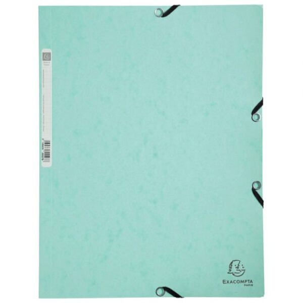 FASCIKL KLAPA S GUMICOM KARTON A4 AQUAREL EXACOMPTA 55533E PASTELNO ZELENA
