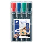 MARKER PERMANENTNI 2 MM PK4 LUMOCOLOR STAEDTLER 352 WP4 - Image 2