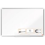 PLOČA MAGNETNA  90X60 CM ALUMINIJSKI OKVIR PREMIUM PLUS STEEL NOBO 1915155 BIJELA - Image 5