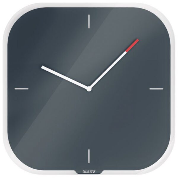 SAT ZIDNI 30X30 CM COSY LEITZ 90170089 TAMNOSIVI