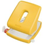 BUŠAČ 2 RUPE DO  30 LISTOVA COSY LEITZ 50040019 ŽUTI BLISTER