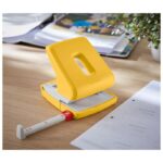 BUŠAČ 2 RUPE DO  30 LISTOVA COSY LEITZ 50040019 ŽUTI BLISTER - Image 2