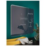 PLOČA MAGNETNA  45X45 CM STAKLENA COSY LEITZ 70440089 TAMNOSIVA - Image 4