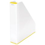 STALAK ZA SPISE OKOMIT PLASTIČAN WOW LEITZ 53621016 -NL BIJELO-ŽUTI - Image 2