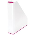 STALAK ZA SPISE OKOMIT PLASTIČAN WOW LEITZ 53621023 -NL BIJELO-ROZA - Image 2