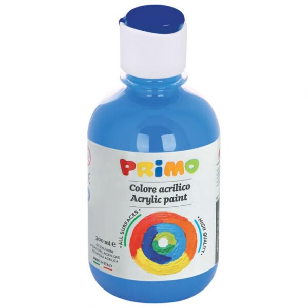 BOJA TEMPERA AKRILNA 300ML PRIMO 400TA300501 PLAVA CYAN