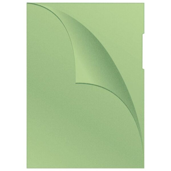 FASCIKL &QUOT;L&QUOT; 120MY PP A4 MAT PK100 Q-CONNECT KF00309 ZELENI