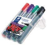 MARKER PERMANENTNI 2 MM PK4 LUMOCOLOR STAEDTLER 352 WP4-1 * DO ISTEKA ZALIHA