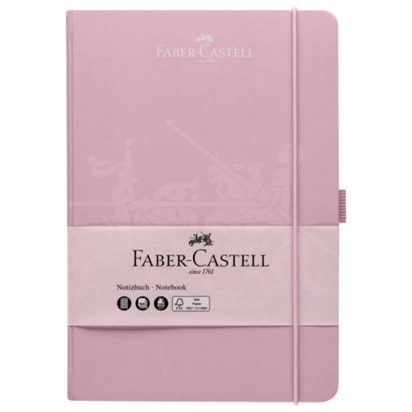 NOTES 14,5X21 CM KARO 96L 100G S GUMICOM FABER-CASTELL 100 278 26 ROZI