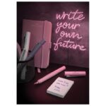 NOTES 14,5X21 CM KARO 96L 100G S GUMICOM FABER-CASTELL 100 278 26 ROZI - Image 2