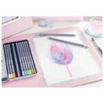 BOJE DRVENE-VODENE  12BOJA METALNA KUTIJA GOLDFABER AQUA FABER-CASTELL 114622 PASTELNE - Image 10