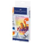 BOJA VODENA U TUBI 9ML 12BOJA PLUS PALETA CREATIVE STUDIO FABER-CASTELL 169612 BLISTER