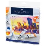 BOJA VODENA U TUBI 9ML 24BOJE PLUS PALETA PLUS KIST CREATIVE STUDIO FABER-CASTELL 169624 BLISTER