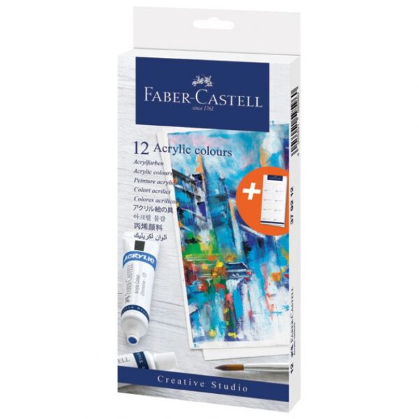 BOJA AKRILNA  20ML PVC TUBA 12BOJA FABER-CASTELL 379212 BLISTER