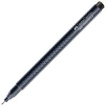 FLOMASTER FINELINER 0,4 MM GRIP FABER-CASTELL 151699 CRNI - Image 2
