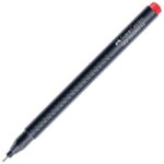 FLOMASTER FINELINER 0,4 MM GRIP FABER-CASTELL 151621 CRVENI - Image 2